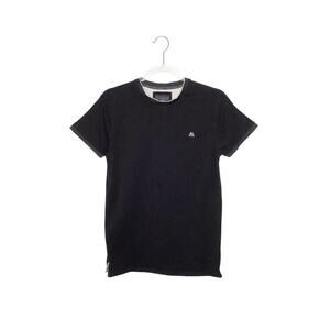Marc Asher Black Crew Neck Short Sleeve Tee Small